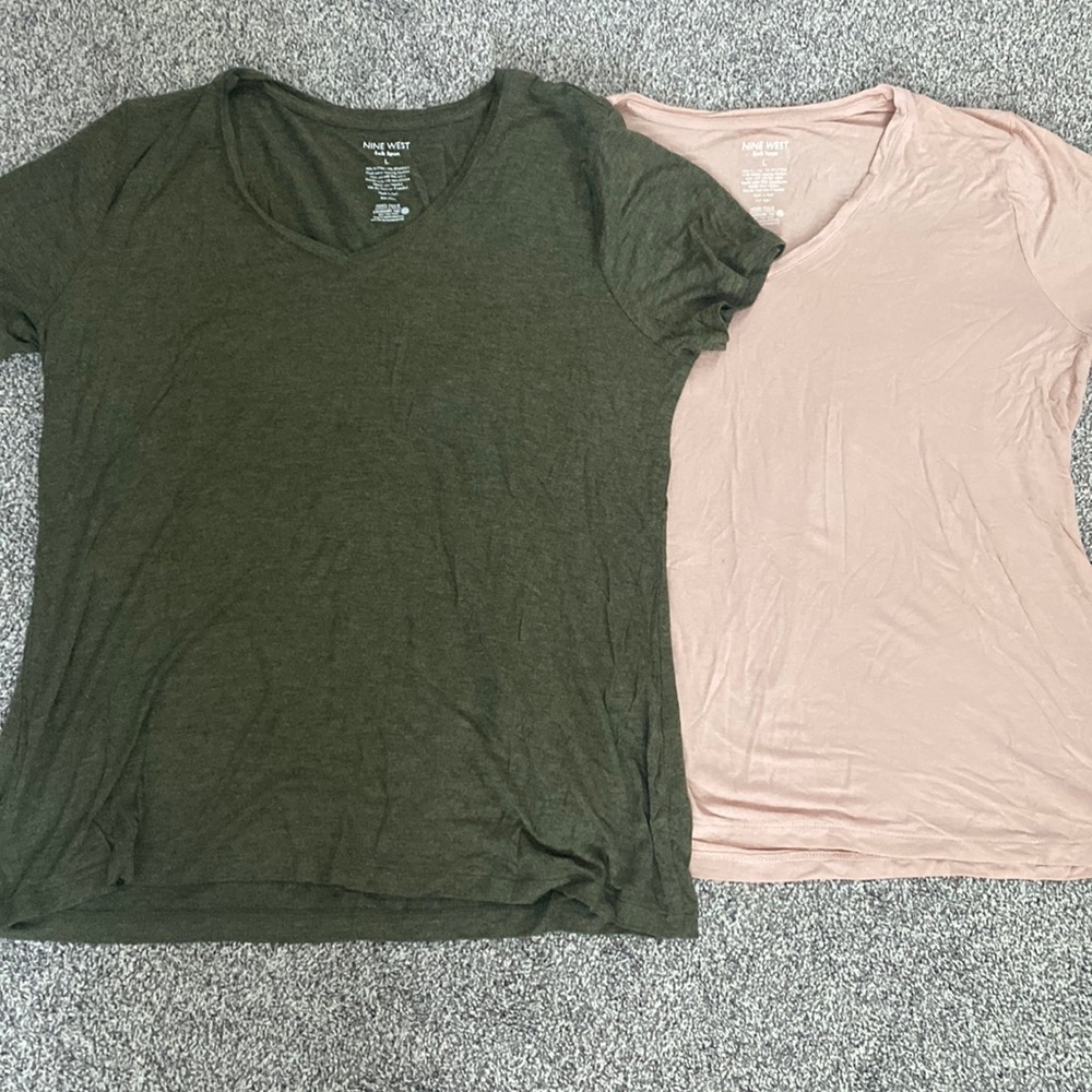 Nine West V Neck T shirts